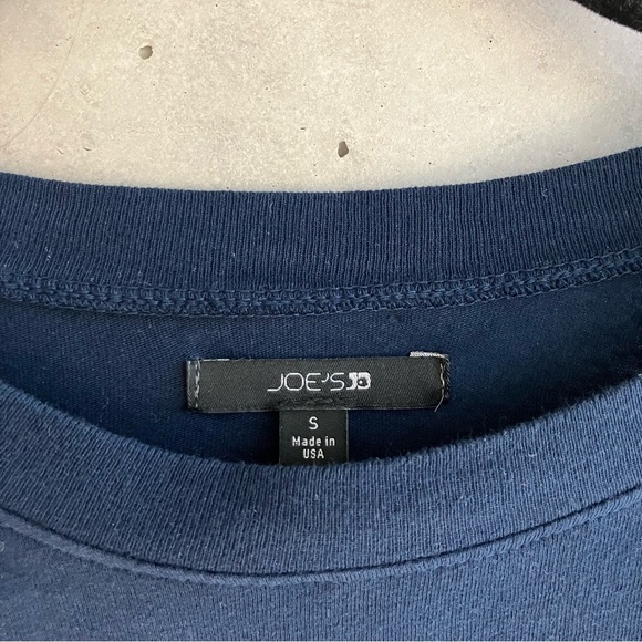 ❤️ JOE’S JEANS Navy Cotton Puff Sleeve Tee - Picture 6 of 7